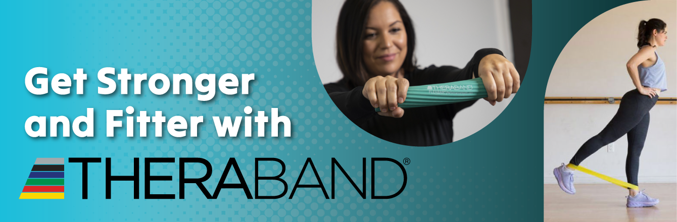 get stronger and fitter with TheraBand
